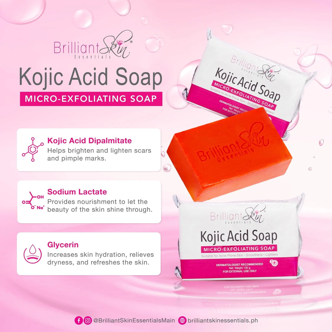 BSE kojic soap (Micro-Exfoliating Soap)