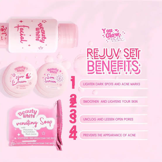 You Glow Babe Beauty White Rejuvenating Set