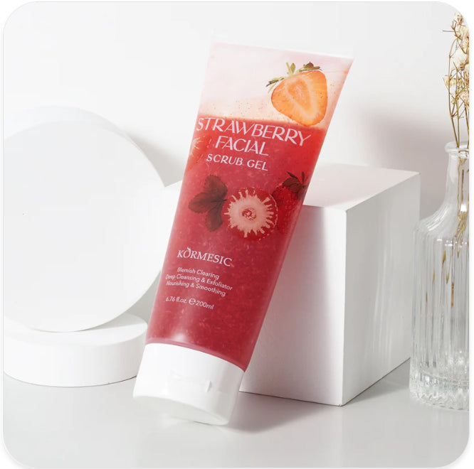 Strawberry Facial Scrub for Smooth & Soft Skin