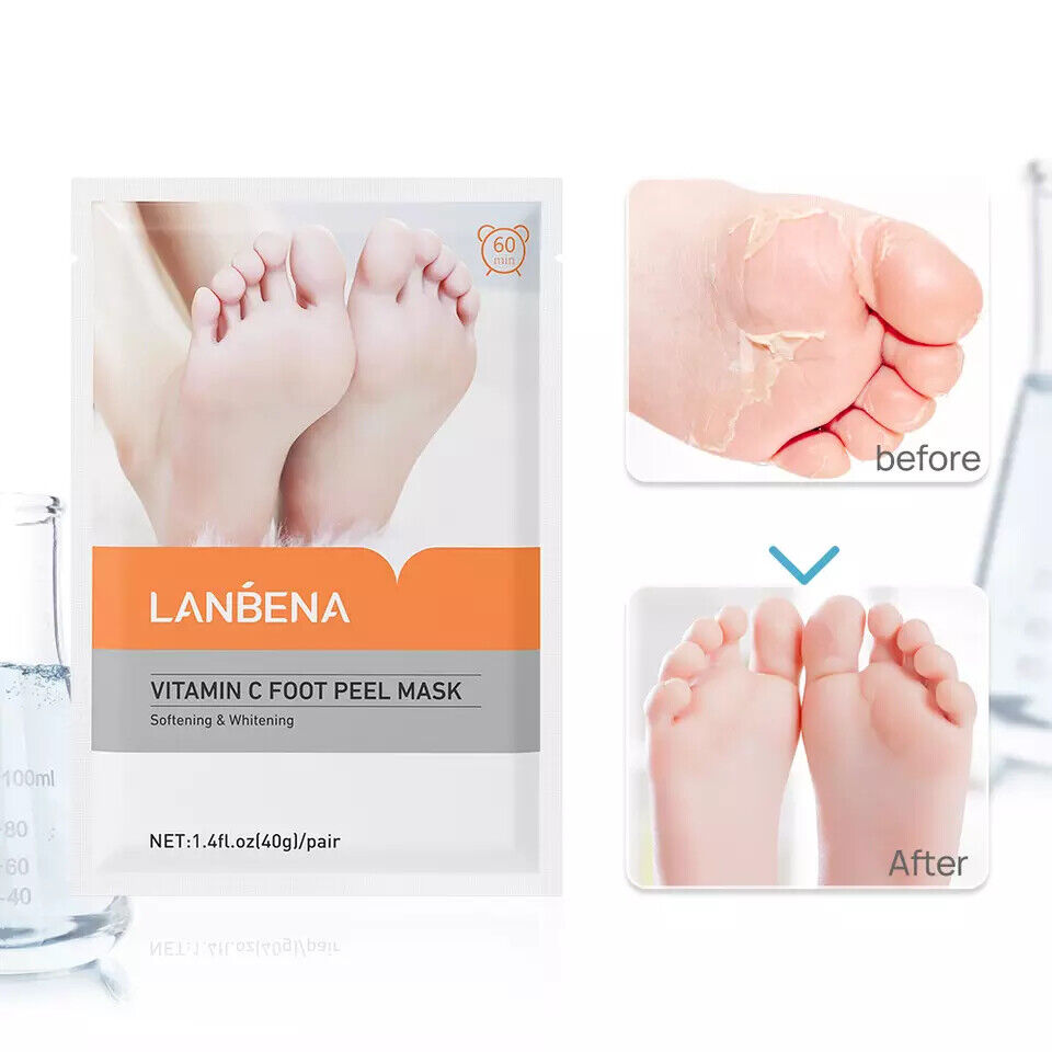 Lanbena Vitamin C Foot Peel Mask (40G/Pair)