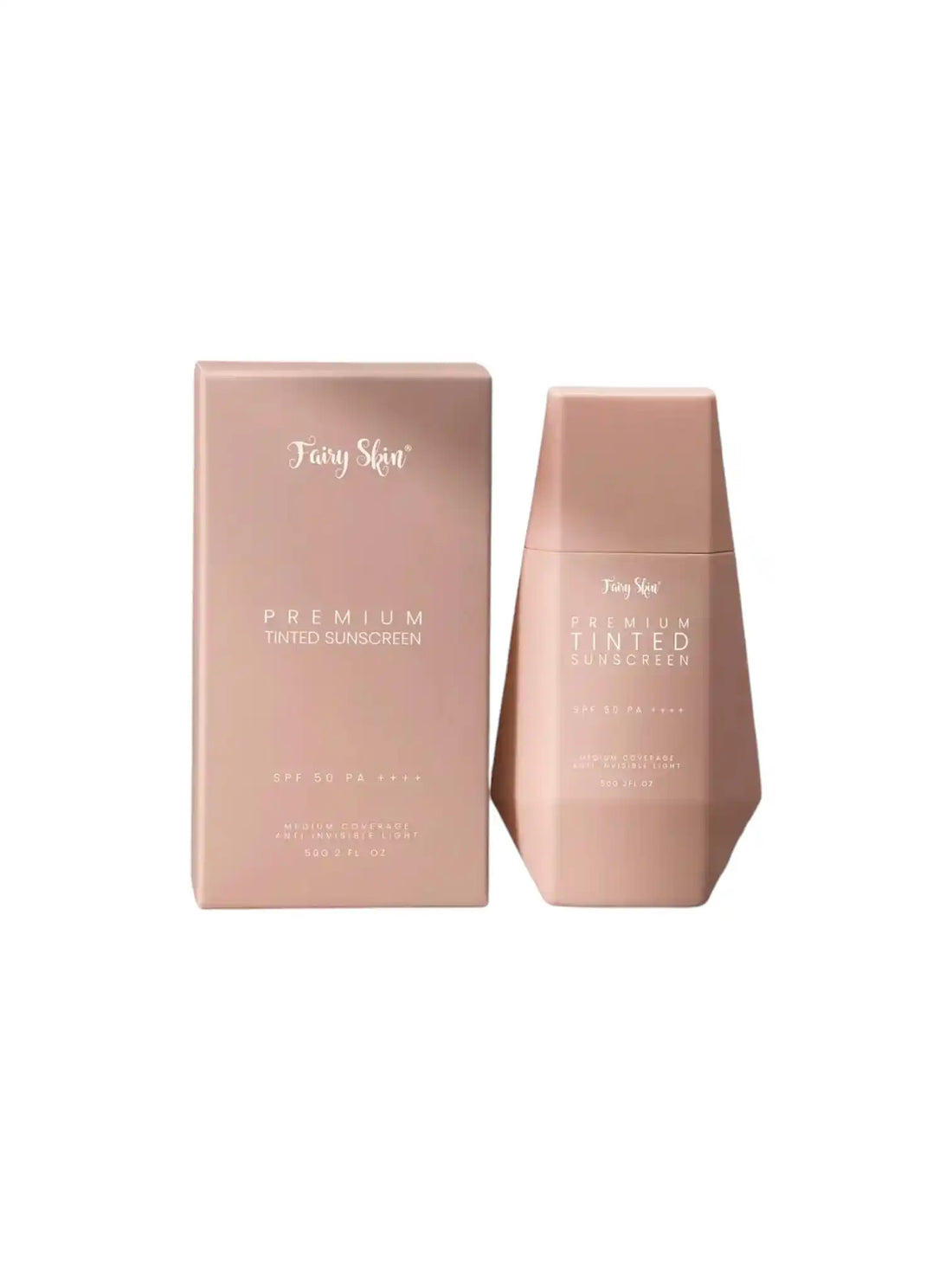 Fairy Skin Premium TINTED Facial Sunscreen Cream SPF50 PA++++50g.