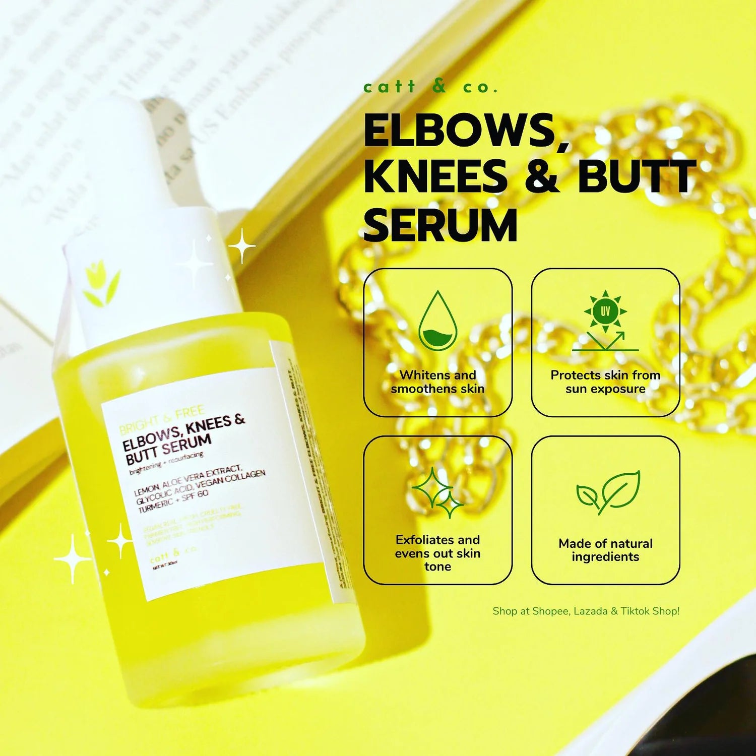 Cat & co Elbows knees butt serum