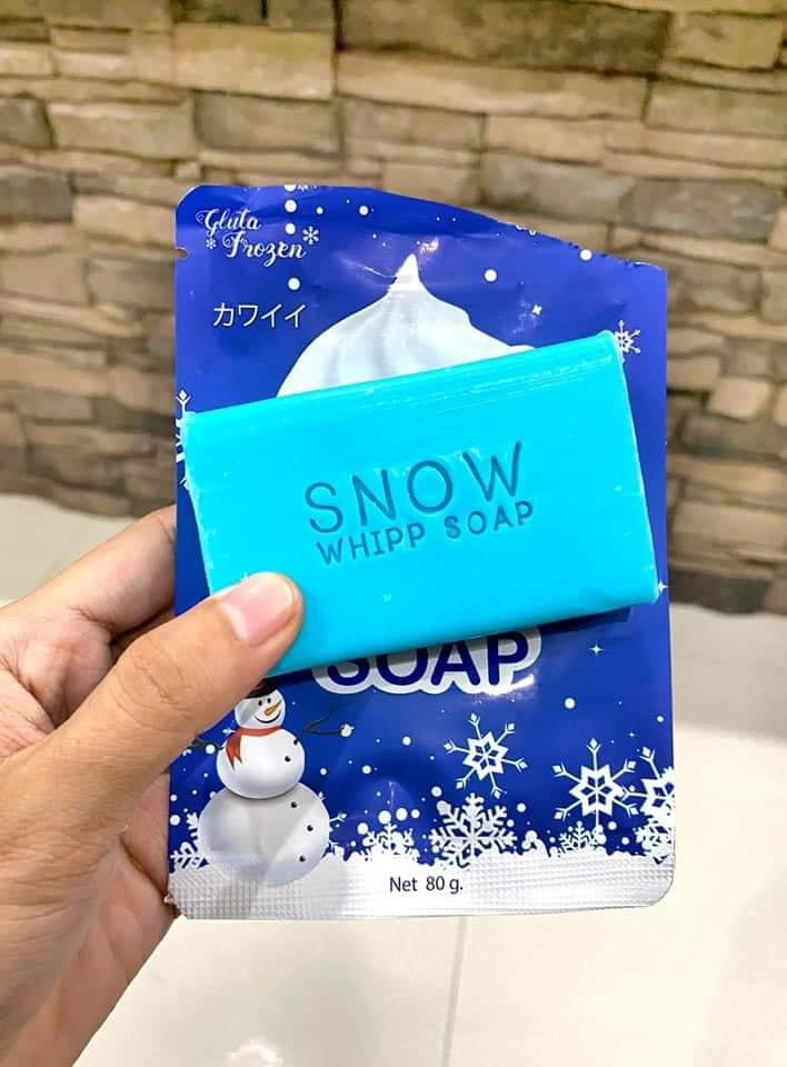 Snow Whipp Soap Dark Blue (80g)