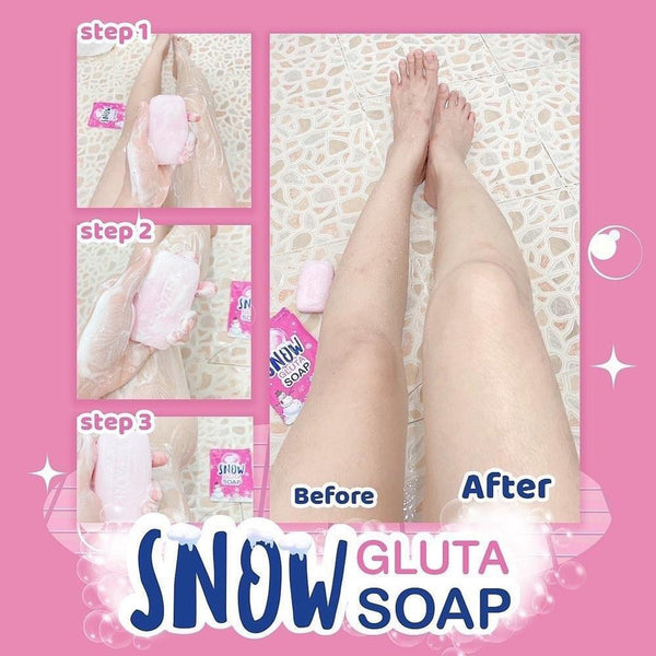 Snow Gluta Soap (70g) PINK