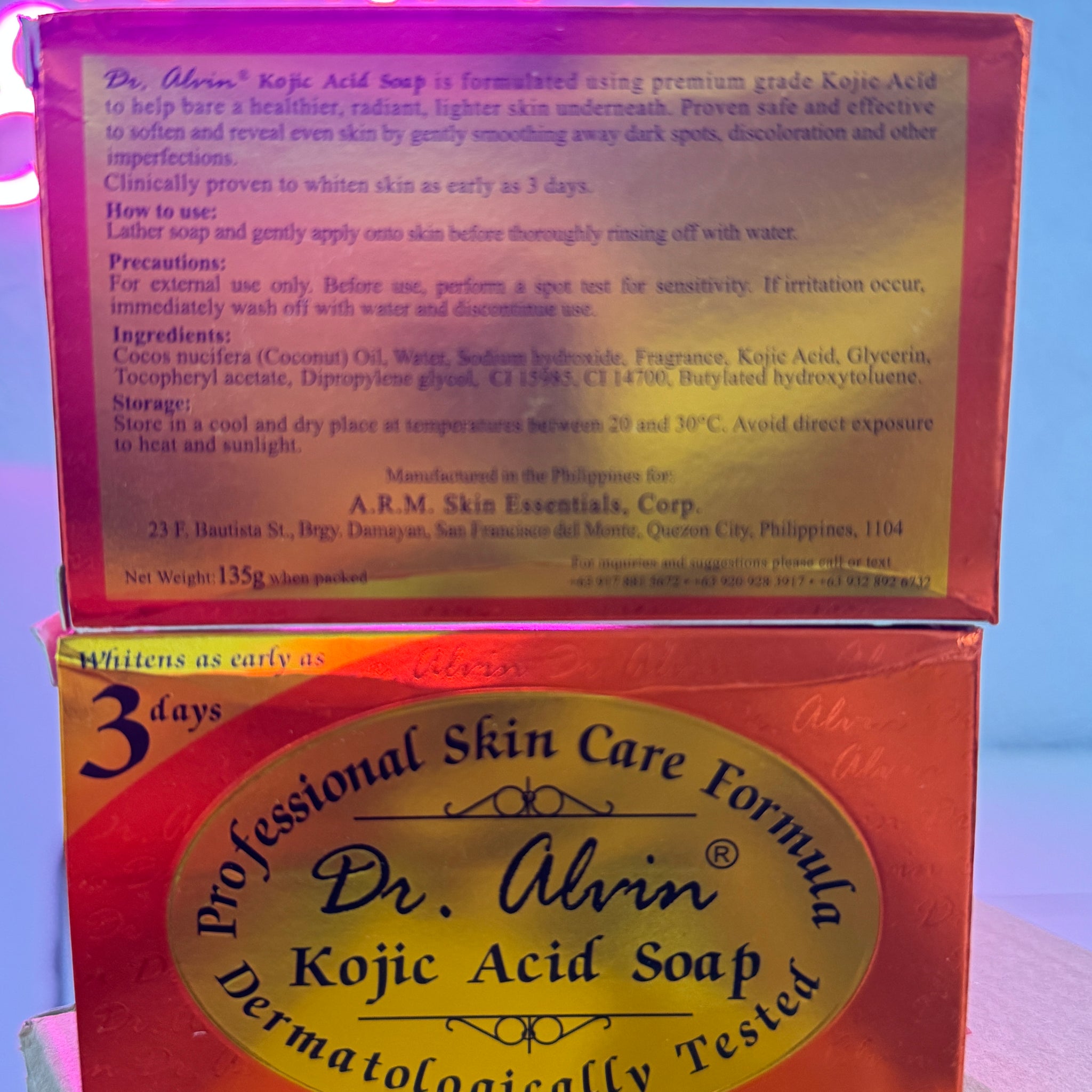 Dr Alvin Kojic acid soap