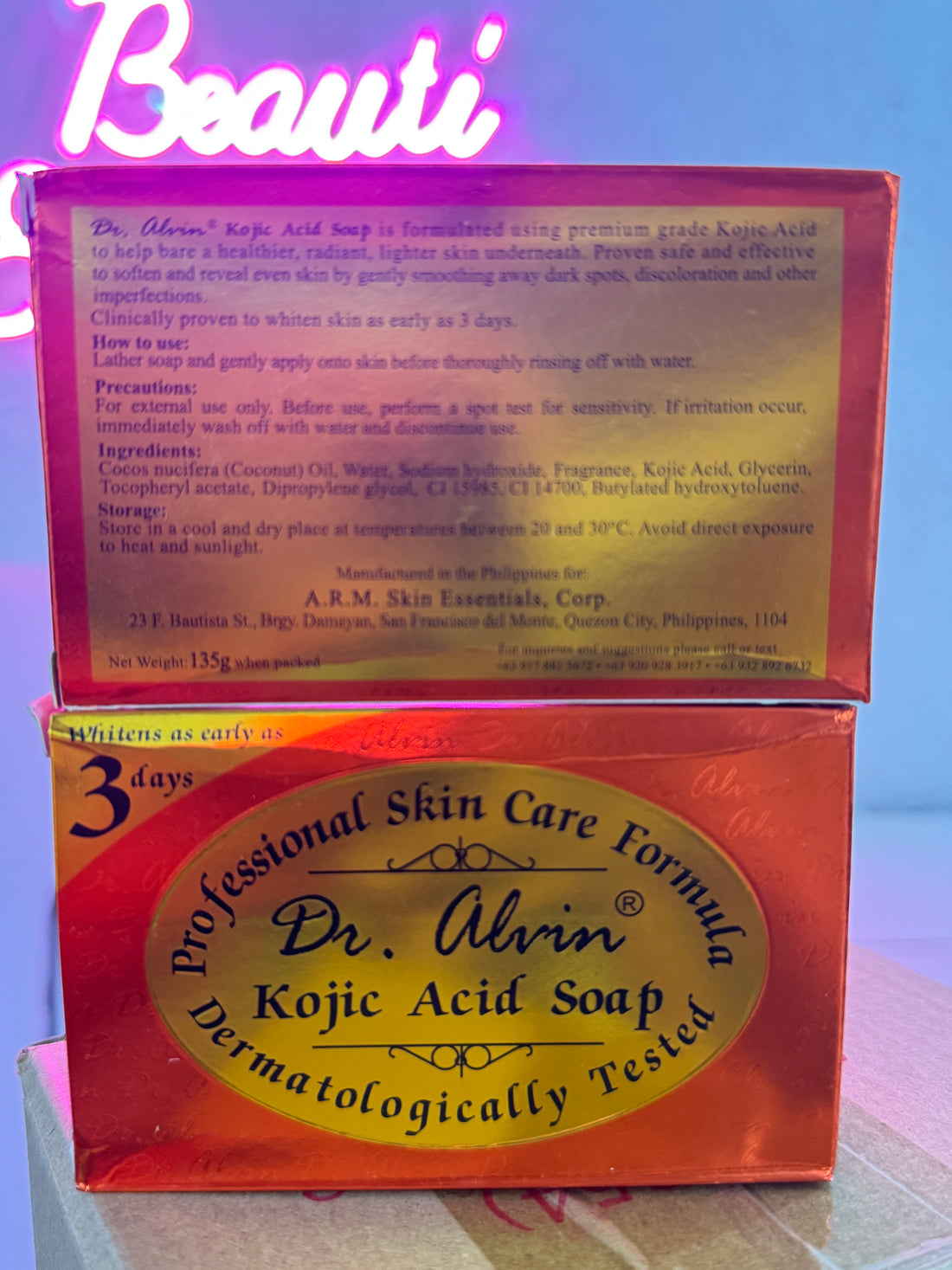 Dr Alvin Kojic acid soap