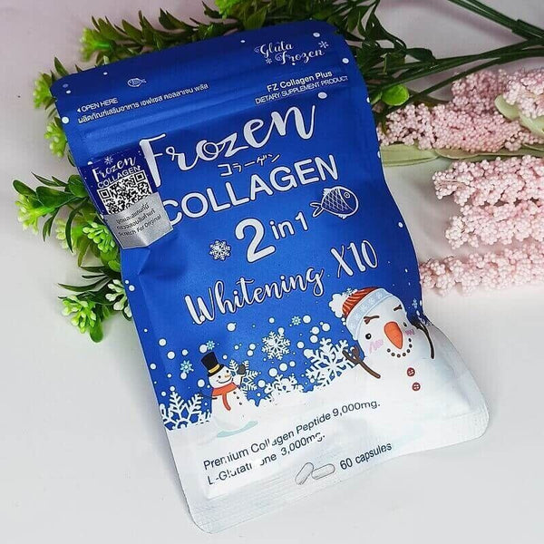 Frozen Collagen Whitening X10 2 in 1 (60 Capsules)