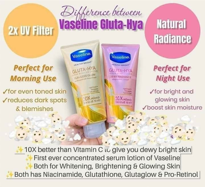 Vaseline Gluta-HYA Dewy Radiance 300Ml (PINK)