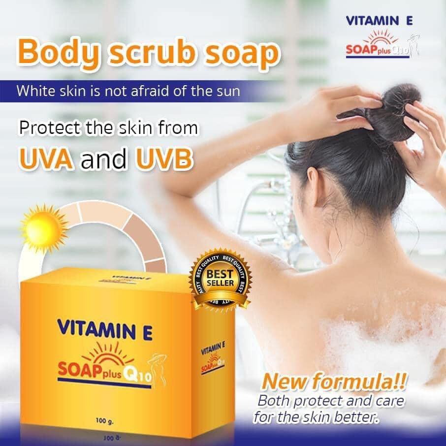 Sun Vitamin E Soap Plus Q10 (100g)