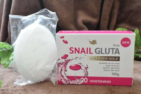 PSL Snail Gluta X20 Collagen Gold Soap (100g)