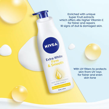 Nivea Extra White Firm & Smooth Q10 600Ml