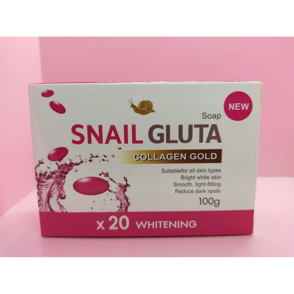 PSL Snail Gluta X20 Collagen Gold Soap (100g)